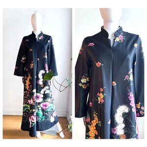 Vintage Second Glance A line Floral House Dress S